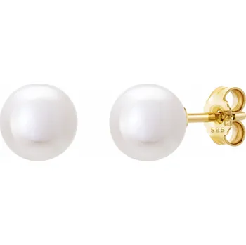 Náušnice SOFIA zlaté náušnice s perlou NB9NBG-0012