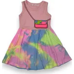 Pink Rose Dívčí růžové šaty 09 Barva: Růžová, Velikost: 110/116