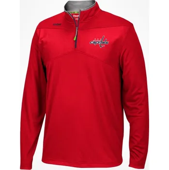 Pánská mikina Reebok Pánská mikina Washington Capitals NHL Center Ice Quarter-Zip Baselayer Velikost: XL, Distribuce: EU