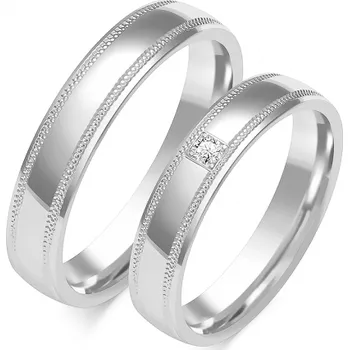 Prsten SOFIA zlatý pánský snubní prsten ZSO-219MWG