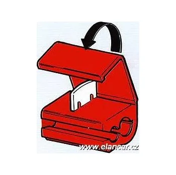 Auto elektroinstalace Rychlospojka červená 10ks