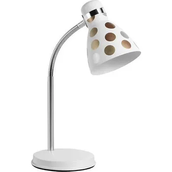 Lampička NIPEKO Lampa stolní FANDA zlatá puntík
