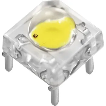 Polovodič Nichia NSPWR70CSS-K1 LED s vývody bílá hranatý 7.6 x 7.6 mm 80 ° 50 mA 3.1 V