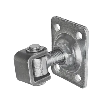 příslušenství k bráně KOVO JUHÁSZ spol. s r. o. H16 - M16 Pant regulovatelný s plotnou 75 x 60 mm