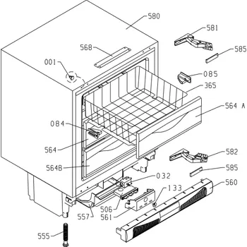 Příslušenství pro lednici Gorenje náhradní díl 137959 čelo koše zásuvky mrazáku