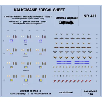 Plastikový model 1/35 German Uniforms WWII Hermann Goring div. pt.4
