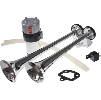 Auto elektroinstalace 2-tónová fanfára 380mm, 12V stálý tón s kompresorem, SN-118/12V