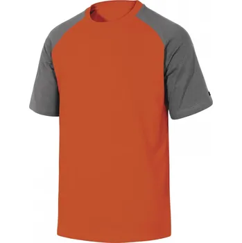 pracovní tričko Pracovní tričko Delta Plus GENOA Barva: Oranžová/ Šedá, Velikost: 2XL