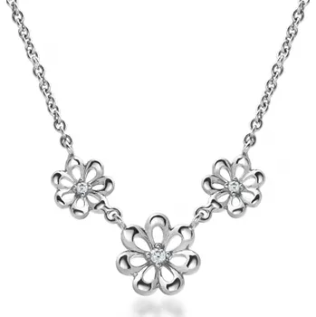 Náhrdelník SOFIA stříbrný náhrdelník květiny AEAN0589Z/R