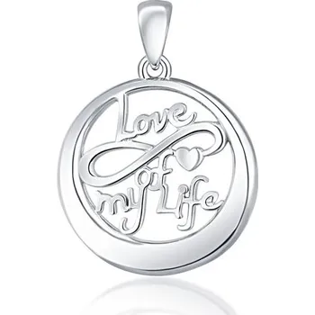 Přívěsek Stříbrný přívěsek Love of my life