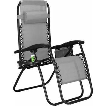 Springos Zero Gravity zahradní polohovací křeslo