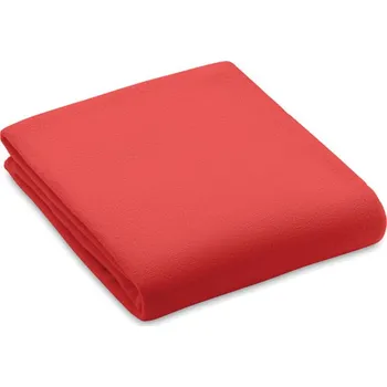 Svíčka RPET fleecová deka 130 gr/m² Bogda, červená