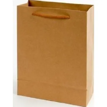 Dárková taška Taška papírová Eko 150 x 60 x 200 mm hnědá 