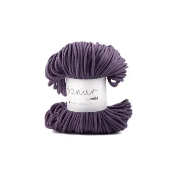 Příze Bavlněná šnůra MILA&nbsp;3&nbsp;mm - fialková