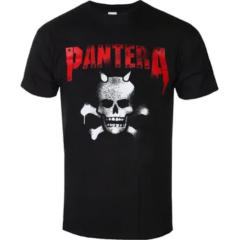 Tričko metal pánské Pantera - Horned Skull Stencil - ROCK OFF - PANTS19MB - XL