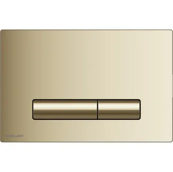 Splachovací tlačítko Excellent Aurro Fresh splachovací tlačítko pro WC zlatá INEX.AF230.150.GL