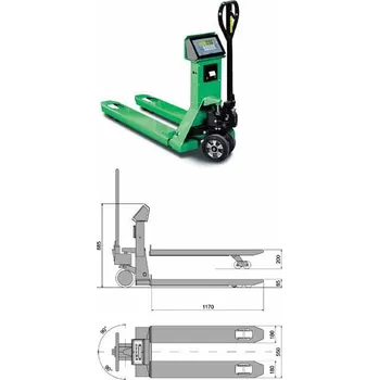 Paletový vozík Paletový vozík s váhou TPWP