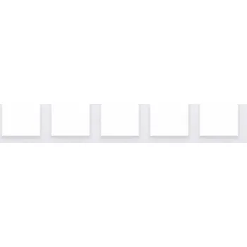 vypínač Pětinásobný rám Kontakt-Simon S10 univerzální bílý