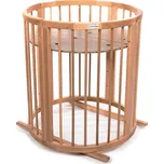 MIMIKO Postýlka kulatá 7v1 - Round Natural