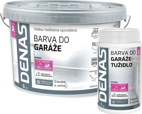 Denas Garáž 5 kg + 1 kg tužidlo šedá