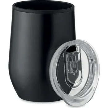 Termohrnek Hrnek s dvojitou stěnou 350ml Chin chan, černá