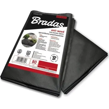 Mulčovací textilie Bradas netkaná textilie 80 g/m² černá 3,2 x 5 m | cena za m²