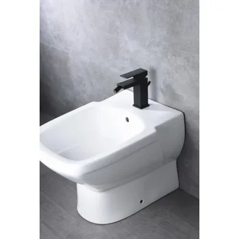 Blue Water Toronto bidetová baterie stojící černá TOR-BB.040CZARNYMAT