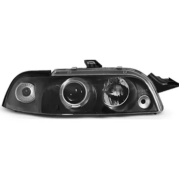 Přední světlomet TUNING-TEC Přední světla Fiat Punto 93-99 Angel Eyes - černé