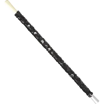 Karnevalový doplněk Černá cigaretová špička s flitry