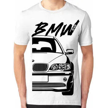 Pánské tričko BMW E46 Sedan Facelift Pánsky Tričko Khaki 2XL