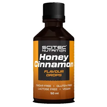 Scitec Nutrition Flavour Drops 50 ml, med/skořice