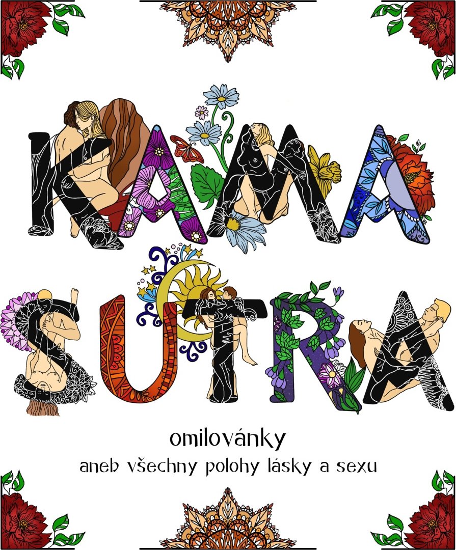 Antistresové omalovánky pro dospělé KAMA SUTRA - s kupónem KUP15 cena 246 Kč + extra diskrétní expedice