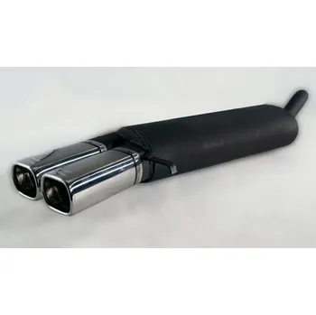 Výfuková trubka ULTER SPORT Sportovní výfuk ŠKODA Felicia 1994-2001, 2x koncovka obdélníková 80×65mm Vyberte motor: 1,3 40/43/50kW HATCHBACK