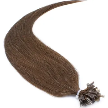 Příčesek 47cm slovanské vlasy pro metodu keratin 1g/pr. – světlejší hnědá
