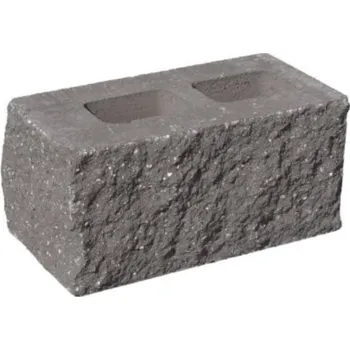 Zahradní obrubník Tvárnice PRESBETON FACE BLOCK HX 2/19/6B černá