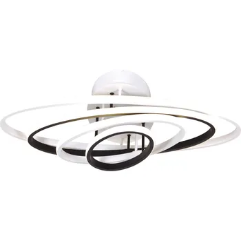 Kaja Corina stropní světlo 1x84 W bílá-černá K-8105