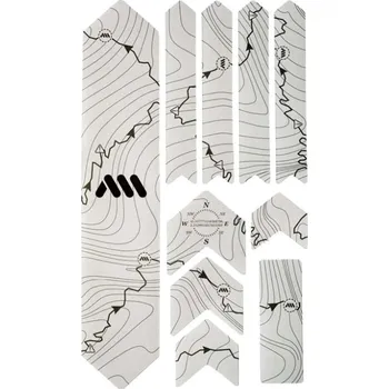 Ochranné polepy AMS - EXTRA - Tracks/Black