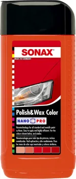 Autovosk SONAX Polish & Wax Color barevná leštěnka červená