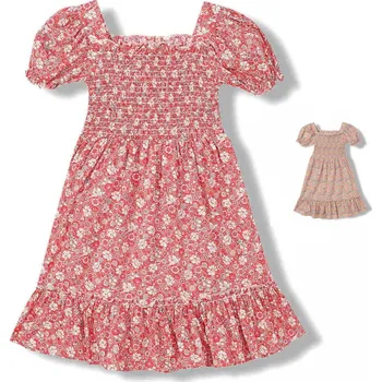 Dívčí šaty KUGO DÍVČÍ ŠATY "BLOOMING" Barva: bílá, Velikost: 128