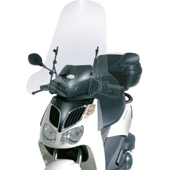 Kappa 128AK přední plexi, čiré 74 x 67 cm (VxŠ) PEUGEOT LXR 200 rok 09-16