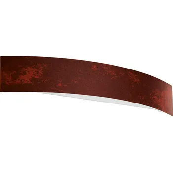 Nástěnné svítidlo Linea Light 1141 Curvé_W, corten nástěnné svítidlo, 15W LED 3000K, délka 39cm