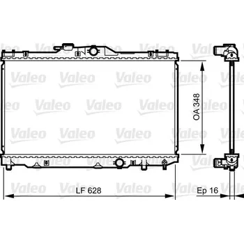 Chladič motoru Chladič, chlazení motoru VALEO 735415