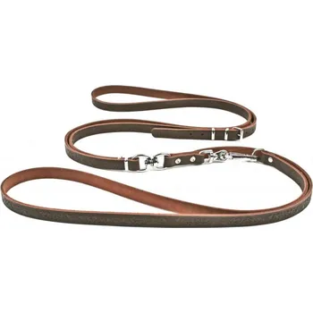 Vodítko pro psa Bafpet Rychlovypouštěcí vodítko, zdobené, podvlékací - hnědé