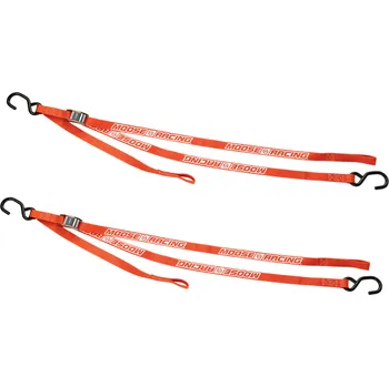 Upínací popruh Upínací kurty - popruhy MOOSE RACING Heavy-Duty Tie-Downs ORANŽOVÉ - pár (Doplňky pro motocykl, popruhy.)