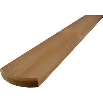 Plotovka Plotovky dřevěné půlkulaté, 19x92x1200 ThermoWood® borovice, TD 212°C, kvalita AB - Plot - plotovka dřevěné Thermowood®