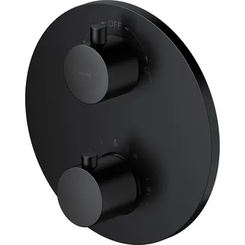 Cersanit Zen vanová baterie pod omítku s termostatem černá S951-567