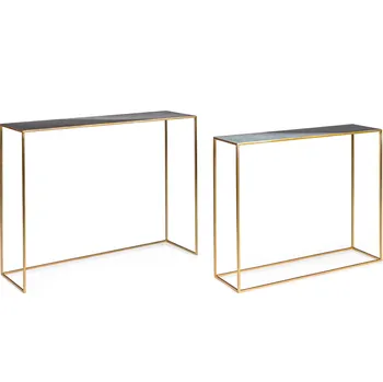 Konzolový stolek BIZZOTTO konzolové stolky DESUR tmavé 0746499