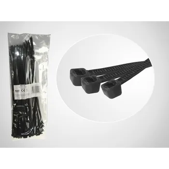 Stahovací páska SAPRO Stahovací pásky 400/5.0 ČERNÉ 100ks 3B001212