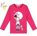 Dívčí triko Kugo TM6221C - růžová Barva: Růžová, Velikost: 98