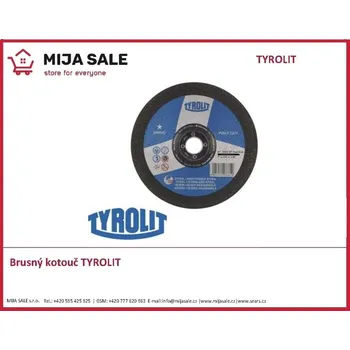 Brusný kotouč T27 - 150x6x22,2 A30PB80 FASTCUT 297325 TYROLIT BASIC